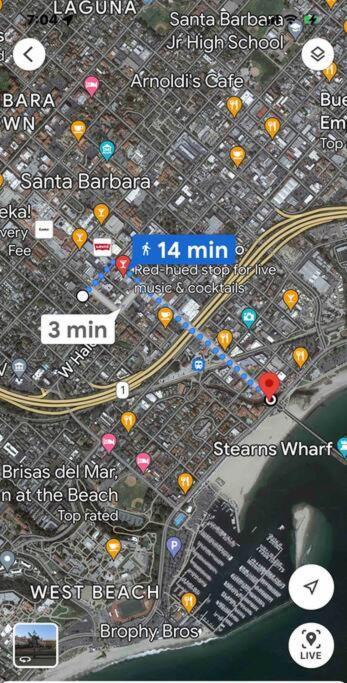 Upscale Downtown Home Walk To Beach Shops Bars 2 Санта-Барбара Екстер'єр фото
